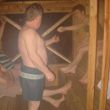 Lekker warm in de sauna..!!