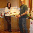Deze keer stonden Stephan en Myra in de keuken.